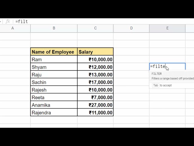 Conditional filter in Google sheet@COMPUTEREXCELSOLUTION