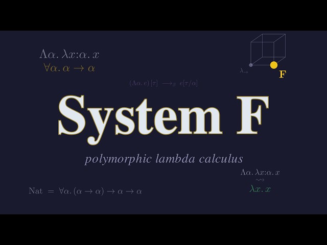 The Polymorphic Lambda Calculus: System F