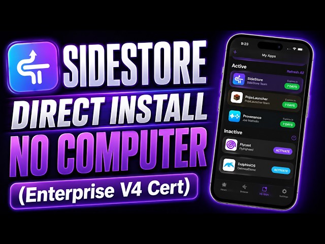 SideStore iOS 27 Tutorial - How To Download & Install SideStore on iPhone & iPad 2026➡️NO COMPUTER