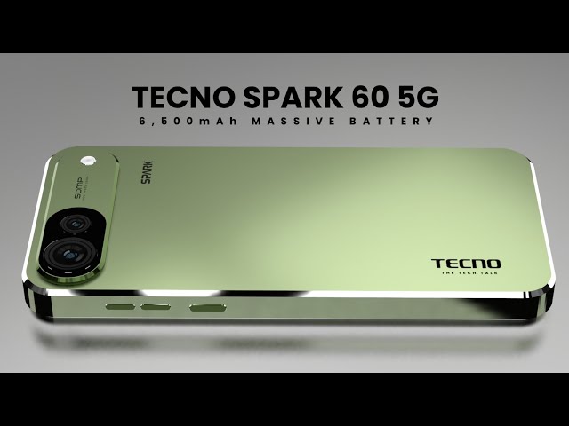TECNO SPARK 60 - 6,500mAh Battery | 50MP Camera | SD 4 Gen 2 | 5G Speed| | Tecno Spark 60 Pro