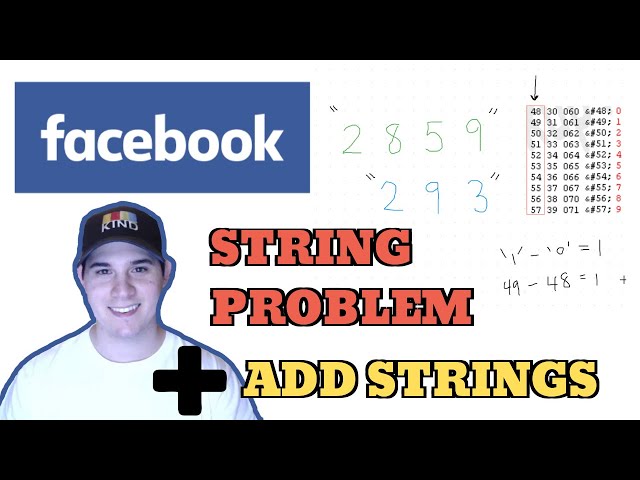 FACEBOOK CODING QUESTION - ADD STRINGS (LEETCODE)
