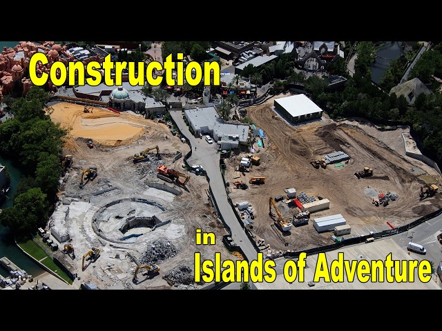 Islands of Adventure Construction 4K