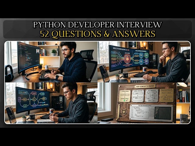 Python Developer Interview Preparation — 52 Interview Questions and Answers