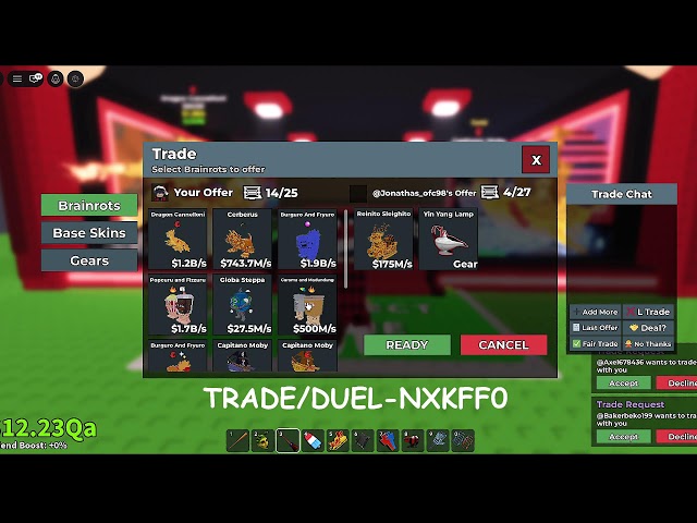🔴 LIVE Roblox Steal Brainrot 🔥 Trade + Duel + PvP Battles | GoodTk