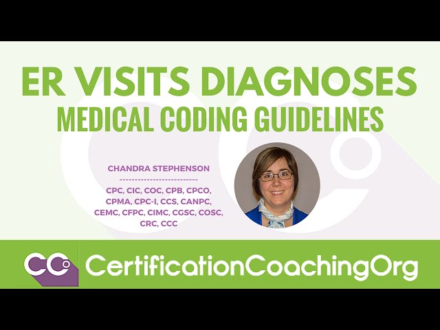 Emergency Department Visits Diagnoses Medical Coding Guidelines