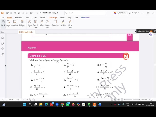 Gr 9 IG 260901 Direct & Inverse Proportion Exponents