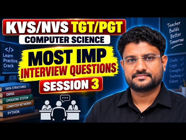10. Rapid revision interview questions session 3 | KVS/NVS TGT/PGT