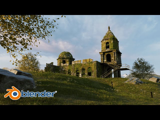 PUBG Pochinki Church in Blender | Full Tutorial + FREE Church Model #blendertutorial #3dmodeling
