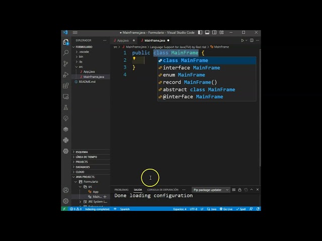 Interfaz gráfica en vsCode - 1ra parte