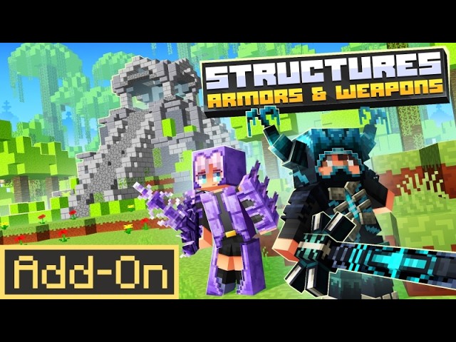 STRUCTURES, ARMORS & WEAPONS ADDON Adds 20 NEW Armor Sets & Weapons