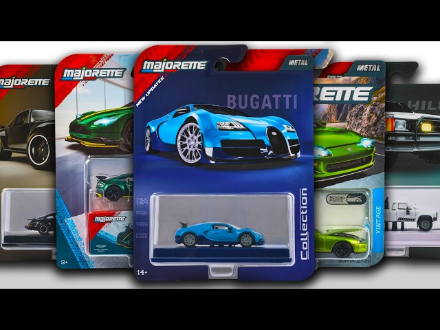 Showcase - Majorette New Sets, Collections, Showroom, Vintage, Bugatti Veyron, Hilux, Datsun 260Z.