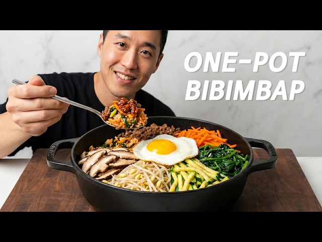 The Easiest One-Pot Bibimbap Recipe of ALL TIME!