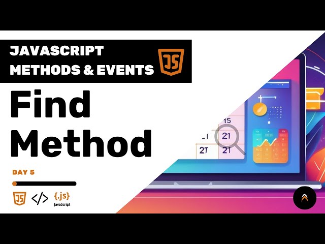 JavaScript Methods & Events Challenge | Find Method (Day 5)