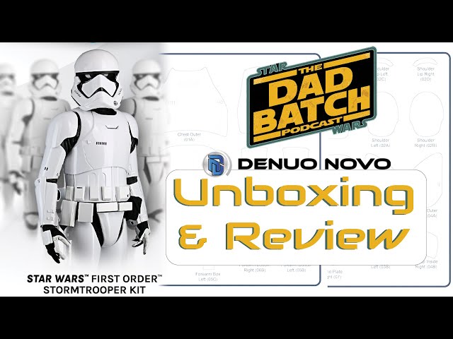 Unboxing y reseña del kit de armadura de disfraz de Stormtrooper de la Primera Orden de Star Wars...