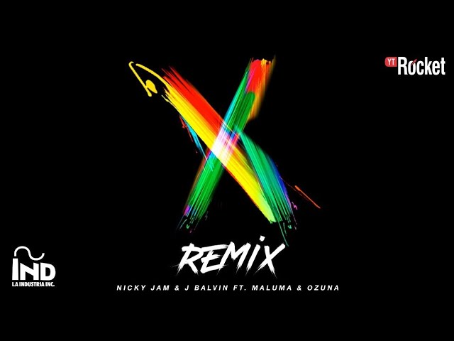 X (Remix) - Nicky Jam, J Balvin, Ozuna, Maluma (Slowed + Reverb)