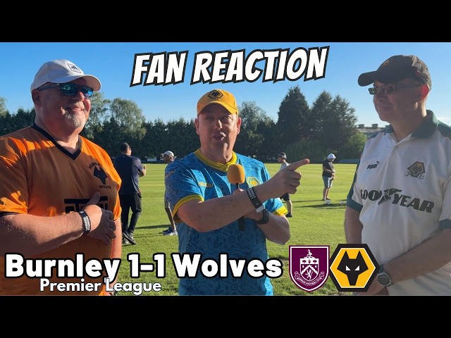GLAD ITS OVER 😐 Burnley 1-1 Wolves Instant Fan Reaction | Premier League
