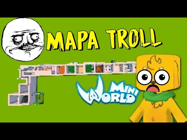 MAPA TROLL: NADIE PENSÓ QUE SERÍA TAN DIFÍCIL  😰 MIKECRACK MINI WORLD #6