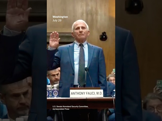 Fauci Accuses Senator Rand Paul of ‘Obsession’ During Hearing