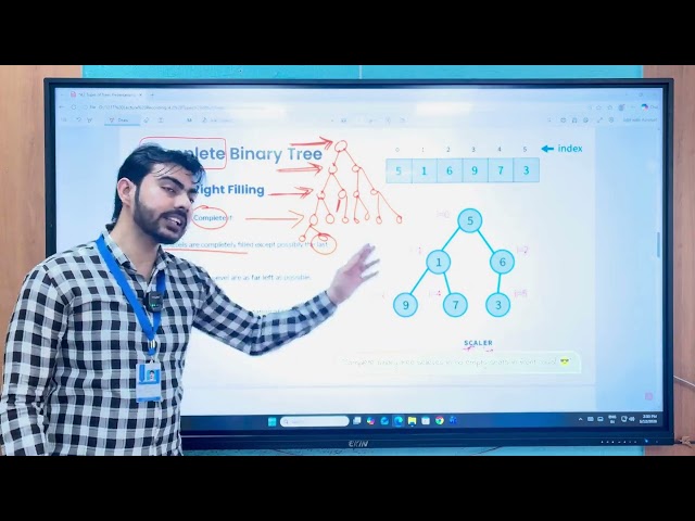 4.2 Types of trees (Binary Tree - Complete Binary tree, full binary tree)
