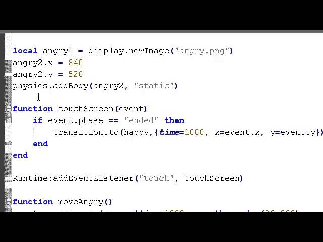 Corona SDK - Tiny Game Tutorial (Part 4 of 4)