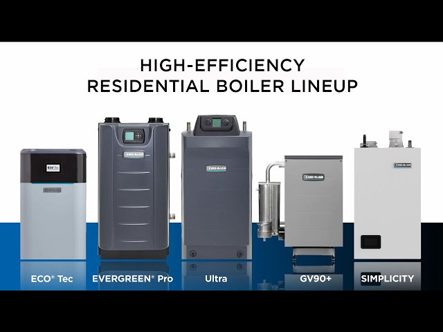 Weil-McLain High-Efficiency Residential Boiler Lineup