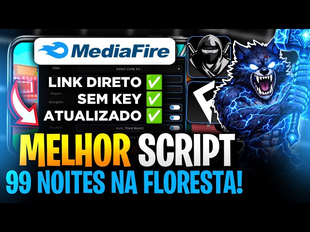 🔴» LINK DIRETO MEDIAFIRE! NOVO SCRIPT 99 Noites Na Floresta (SEM KEY) ATUALIZADO 2026 (CELULAR/PC)