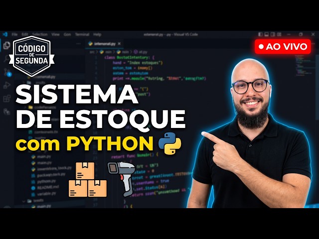 Como Criar um SISTEMA DE ESTOQUE com PYTHON e Banco de Dados (Passo a Passo) 🚀