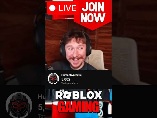🔴 LIVE | Roblox and Maybe Other Stuff IDK lol but thanks for 5k subs! Wow! We did it! Join the live!