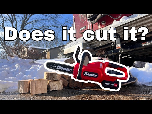 Firewood Prep with Harbor Freights 20V Chainsaw