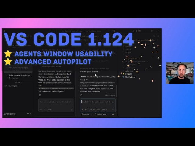 Visual Studio Code and GitHub Copilot - What's new in 1.124
