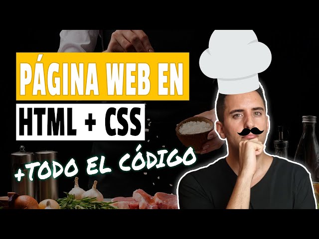 How to make a Restaurant Website in #HTML and #CSS.