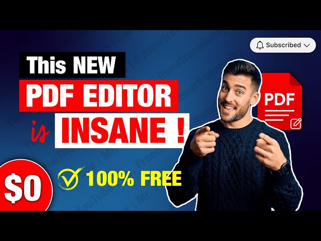 Best Free PDF Editor for PC (2026) - Edit, Convert, Annotate, Protect & Sign PDFs for Free