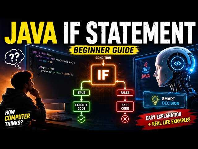 🔥 Java IF Statement Explained in Tamil | Beginners Tutorial | Real-Life Examples within 3 minutes 🔥👍