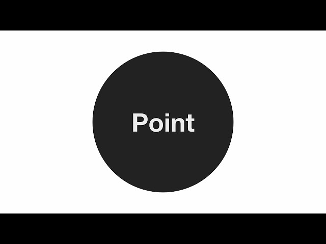 What is a POINT - Elements of Architecture & Design in 2 mins