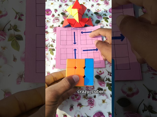 3 by 3 Rubik's Cube Solve In Magic tricks 🤯🔥#rubikscube #ytshorts #cuber #puzzlesolving  #puzzle