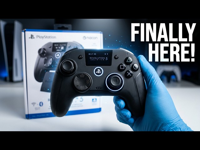 New! PS5 Nacon Revolution Unlimited 5 Pro Controller Unboxing
