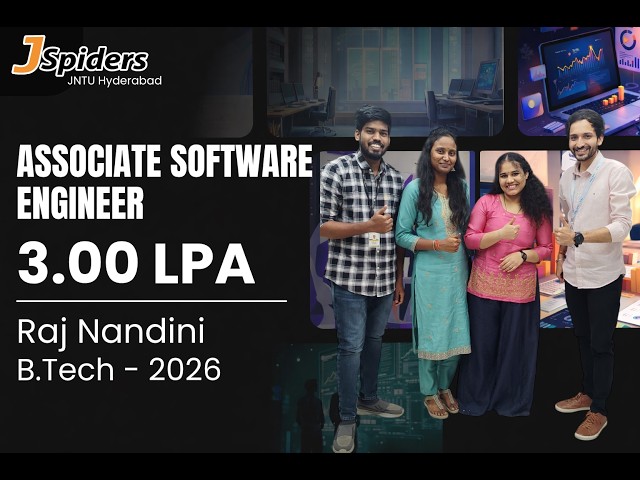 My Placement Journey at Jspiders | Hyderabad JNTU