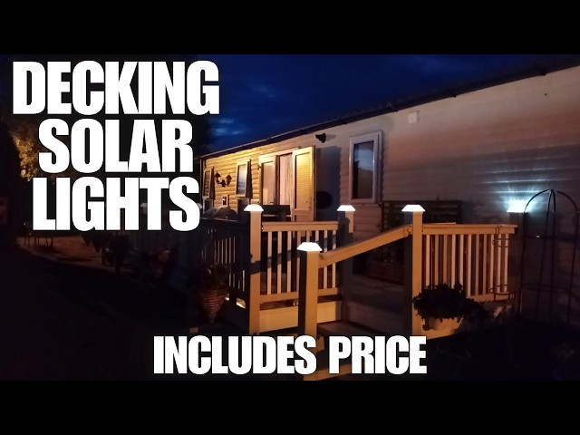 A Quick Update Caravan Decking  Solar Lights [Caravan Life UK]