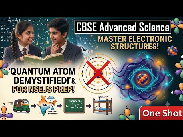 Structure of the Atom (Full Quantum Model Explained) | CBSE Class 9 Science Advanced | NSEJS prep