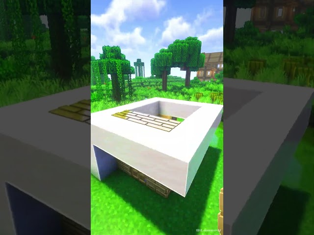 Minecraft:Modern House | Gracium House Tutorial🏡 #youtubeshorts #minecraft #shortvideo #trending