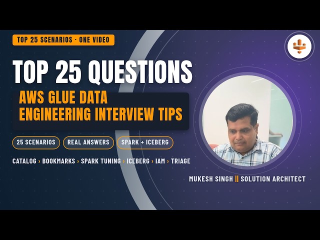 AWS Glue Job Seeker Tips -  Top 25 Answer You Should Need to Know || Become AWS Glue Expert 2026