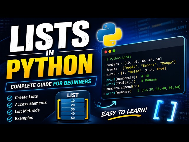 LISTS IN PYTHON