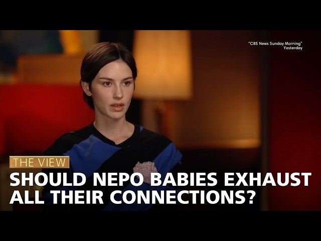 Pop Singer Gracie Abrams Aware Of Nepo Baby Label | The View