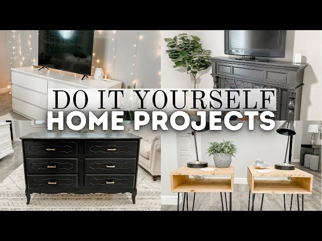 DIY HOME PROJECTS ON A BUDGET | HOW TO UPGRADE YOUR OLD FURNITURE | 2021 EASY HOME PROJECTS