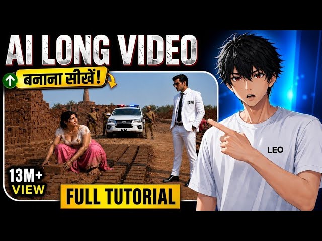 Make Viral AI Long Videos with AI | Complete beginners Tutorial || MR LEO YT