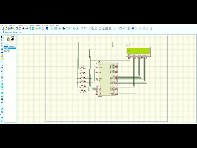 Electronic Voting Machine | 8051 Project |  Proteus Simulation
