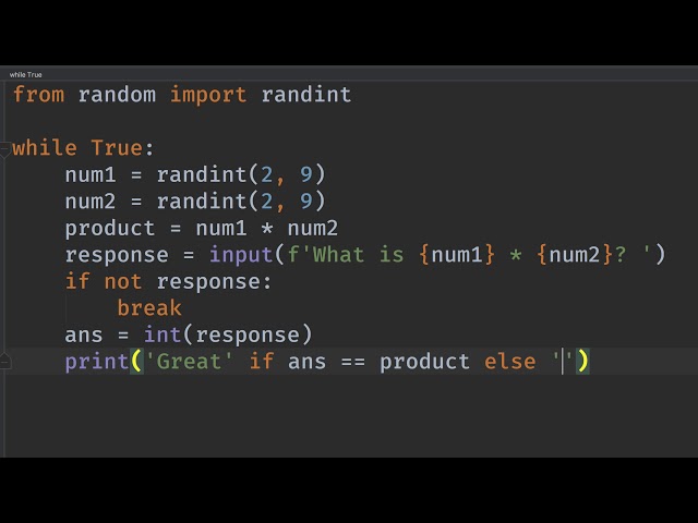 Python Math Quiz