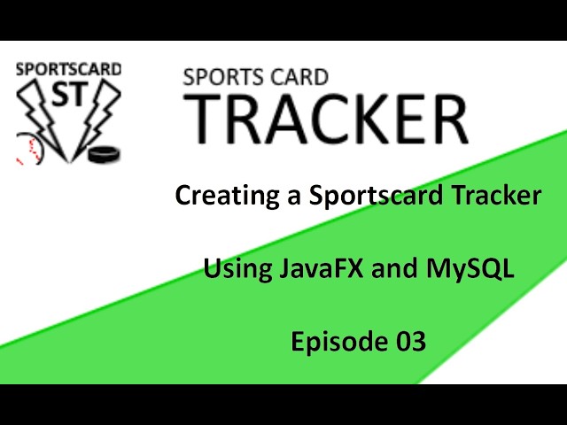 Sports Card Tracker Episode 03