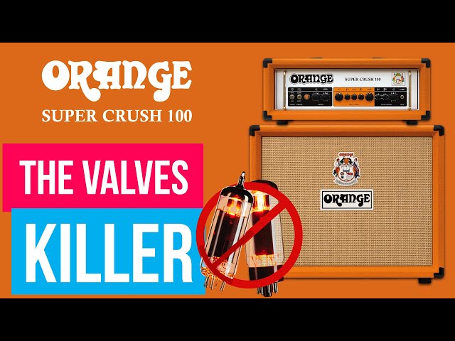🔊 🟠 Orange Amps | Super Crush 100: el nuevo amplificador a transistores, en formato combo y cabezal