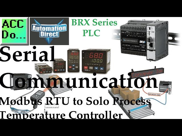 BRX Do-More PLC Serial Communication – Modbus RTU to Solo Controller